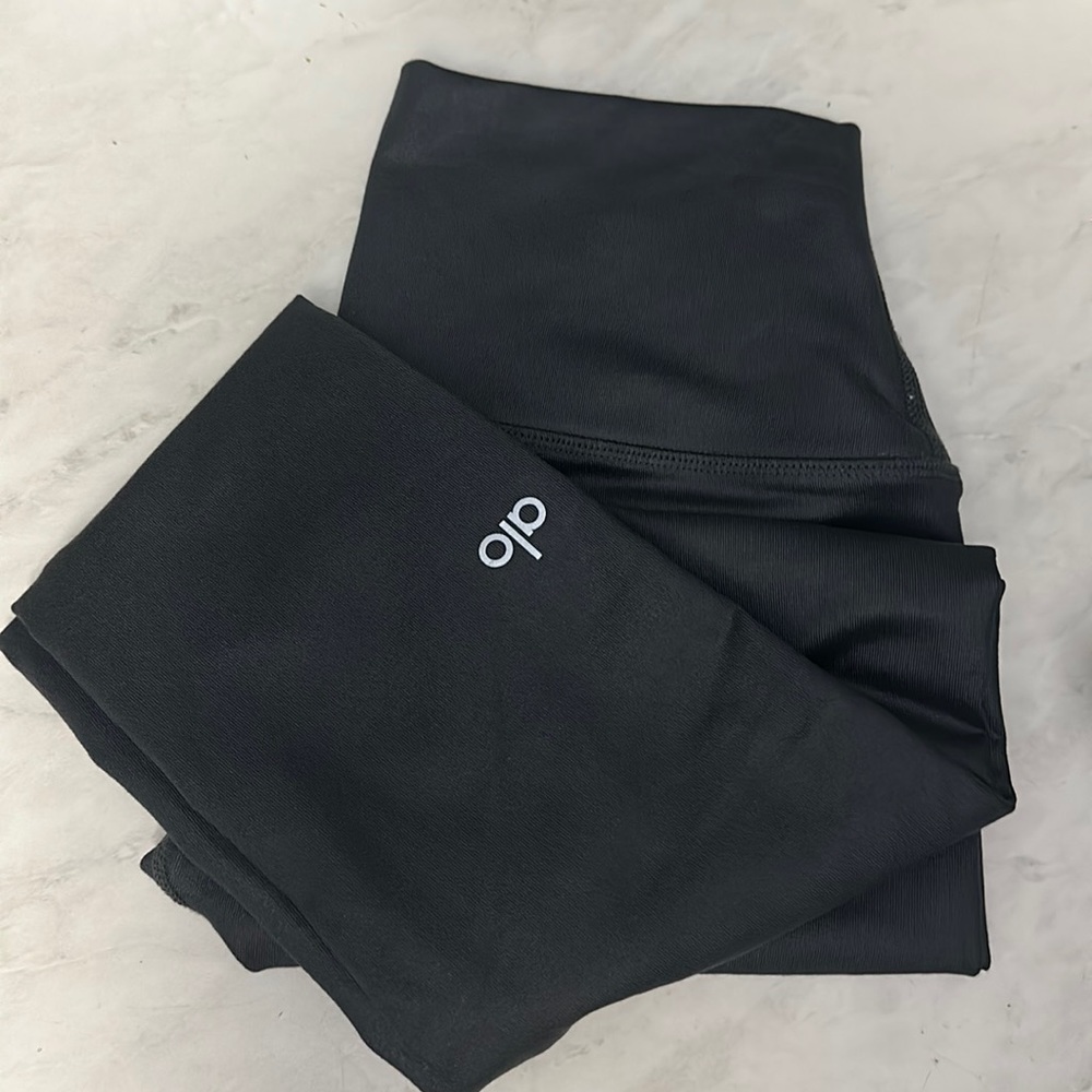 Alo Yoga high waist leggings dark grey